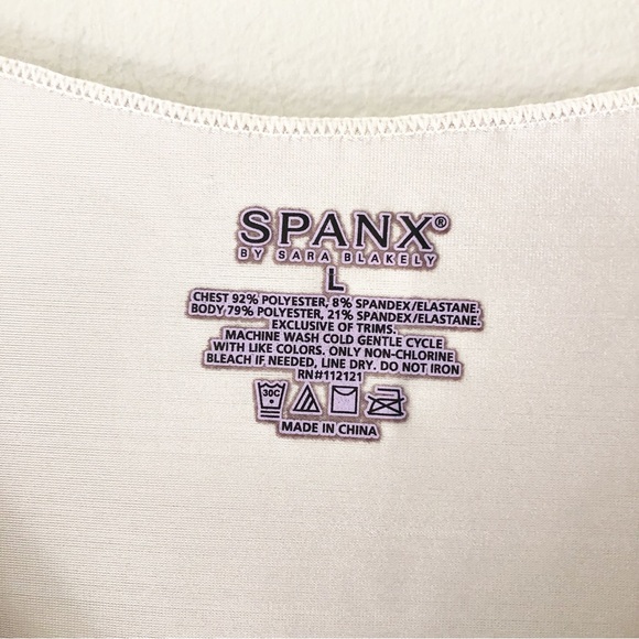 Spanx Camisole Tank Top Shapewear with Lace Size L - Picture 2 of 3